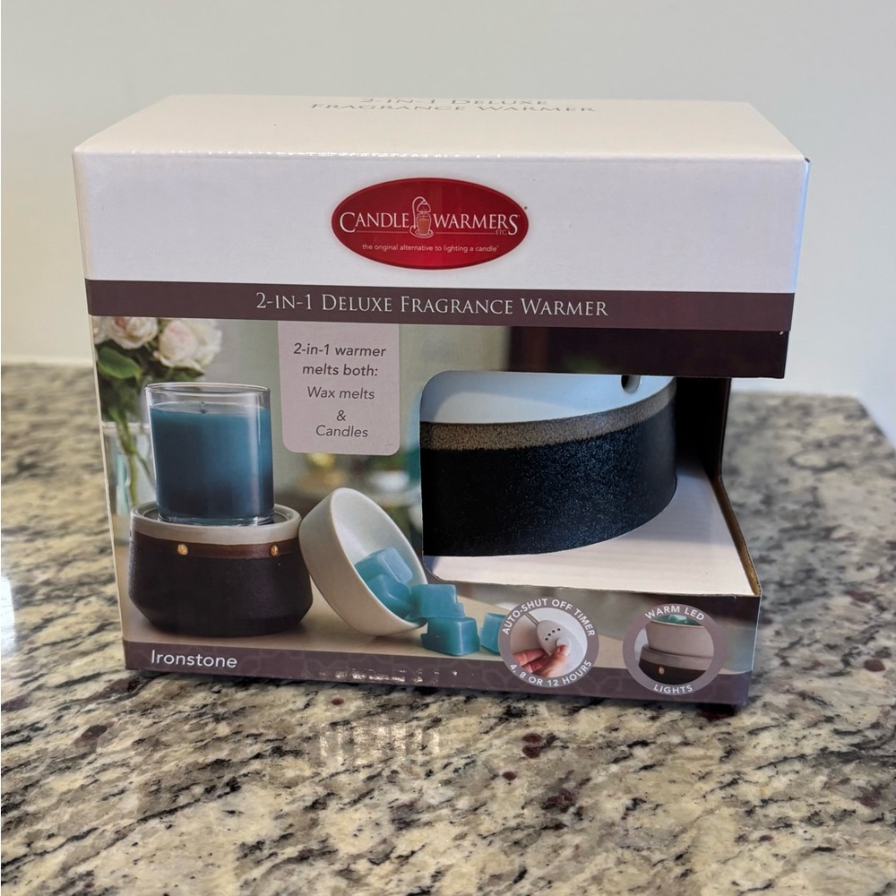Candle Warmers 2-in-1 Deluxe Fragrance Warmer